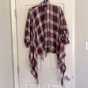 Altar’d State Plaid Cardigan